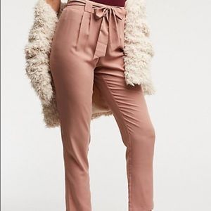 Tie Front Pink Trousers